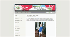 Desktop Screenshot of kitschdesigns.com