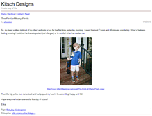 Tablet Screenshot of kitschdesigns.com